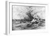 The Lifeboats of RMS Lusitania, 7 May 1915-Samuel Begg-Framed Premium Giclee Print