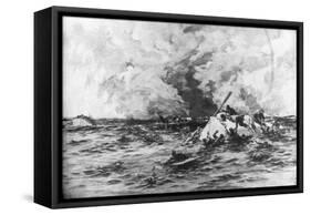 The Lifeboats of RMS Lusitania, 7 May 1915-Samuel Begg-Framed Stretched Canvas