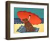 The Lifeguard Chocolate-Stephen Huneck-Framed Giclee Print