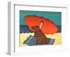 The Lifeguard Chocolate-Stephen Huneck-Framed Giclee Print