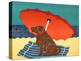 The Lifeguard Chocolate-Stephen Huneck-Stretched Canvas