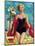 The Lifeguard & The Lady  - Saturday Evening Post "Leading Ladies", August 27, 1955 pg.24-Bn Stahl-Mounted Giclee Print