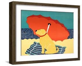 The Lifeguard Yellow Lab-Stephen Huneck-Framed Giclee Print