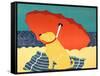 The Lifeguard Yellow Lab-Stephen Huneck-Framed Stretched Canvas