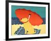 The Lifeguard Yellow Lab-Stephen Huneck-Framed Giclee Print