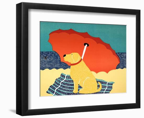 The Lifeguard Yellow Lab-Stephen Huneck-Framed Giclee Print