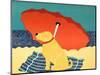 The Lifeguard Yellow Lab-Stephen Huneck-Mounted Giclee Print