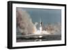 The Lift Off of Apollo 15, Kennedy Space Center, Florida, USA, 1971-null-Framed Photographic Print