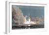 The Lift Off of Apollo 15, Kennedy Space Center, Florida, USA, 1971-null-Framed Photographic Print