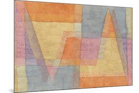 The Light and the Sharpness-Paul Klee-Mounted Giclee Print