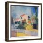 The Light House (1, Version), 1914-August Macke-Framed Giclee Print