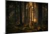 The light in the forest-Allan Wallberg-Mounted Photographic Print