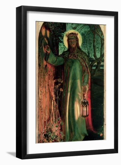 The Light of the World, C.1852-William Holman Hunt-Framed Giclee Print