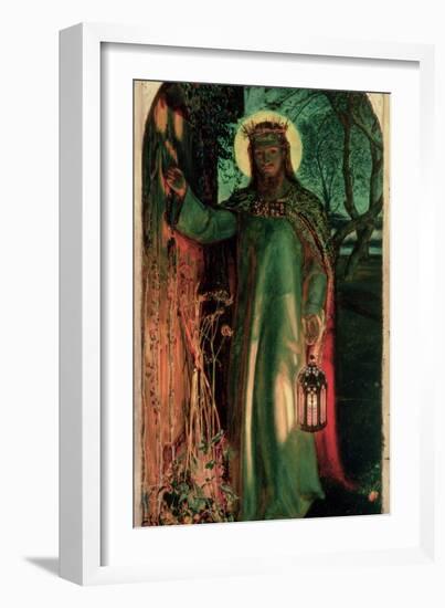 The Light of the World, C.1852-William Holman Hunt-Framed Giclee Print