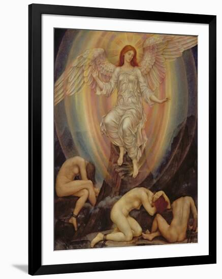 The Light Shineth in Darkness and the Darkness Comprehendeth it Not, 1906-Evelyn De Morgan-Framed Giclee Print