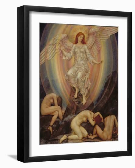 The Light Shineth in Darkness and the Darkness Comprehendeth it Not, 1906-Evelyn De Morgan-Framed Giclee Print