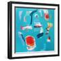 The Light Within I, 2021 (acrylic and collage on canvas)-Angie Kenber-Framed Giclee Print