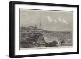The Lighthouse and Flagstaff at Colombo, Ceylon-null-Framed Giclee Print