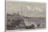 The Lighthouse and Flagstaff at Colombo, Ceylon-null-Stretched Canvas