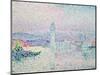 The Lighthouse at Antibes, 1909-Paul Signac-Mounted Premium Giclee Print