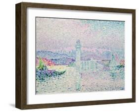 The Lighthouse at Antibes, 1909-Paul Signac-Framed Giclee Print