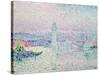 The Lighthouse at Antibes, 1909-Paul Signac-Stretched Canvas