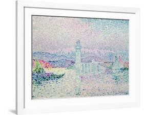 The Lighthouse at Antibes, 1909-Paul Signac-Framed Giclee Print