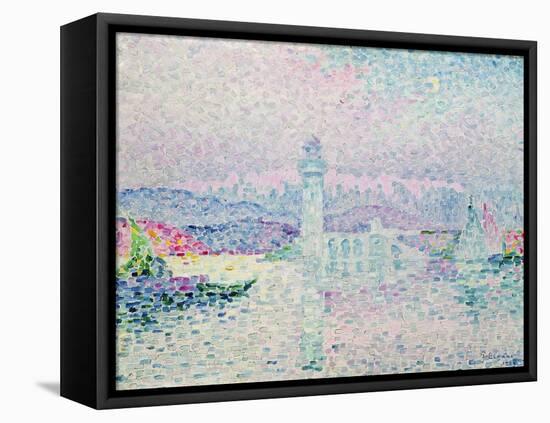 The Lighthouse at Antibes, 1909-Paul Signac-Framed Stretched Canvas