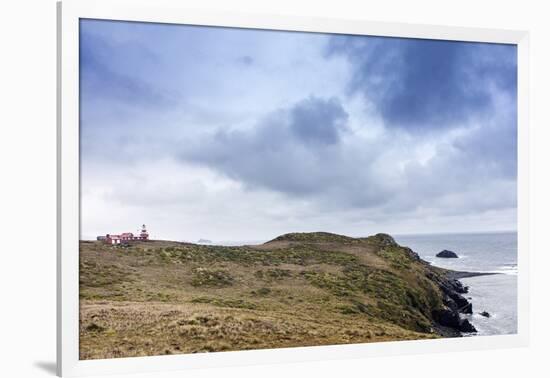 The lighthouse at Cape Horn at the far southern end of South America, in the islands of Cape Horn N-Alex Robinson-Framed Photographic Print