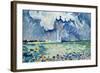 The Lighthouse at Gatteville-Paul Signac-Framed Giclee Print