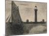 The Lighthouse at Honfleur, 1886-Georges Pierre Seurat-Mounted Giclee Print