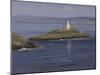 The Lighthouse, Bracelet Bay, Mumbles-Tom Hughes-Mounted Giclee Print