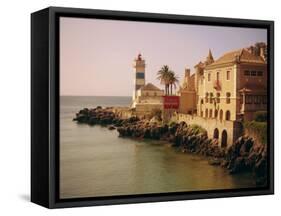 The Lighthouse, Cascais, Estremadura, Portugal, Europe-Firecrest Pictures-Framed Stretched Canvas