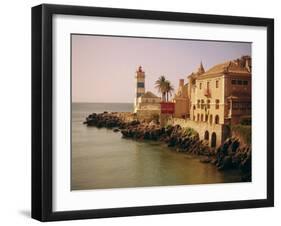 The Lighthouse, Cascais, Estremadura, Portugal, Europe-Firecrest Pictures-Framed Photographic Print