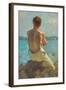 the Lighthouse , Falmouth. 1919 (Oil on Canvas)-Henry Scott Tuke-Framed Giclee Print