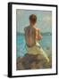 the Lighthouse , Falmouth. 1919 (Oil on Canvas)-Henry Scott Tuke-Framed Giclee Print