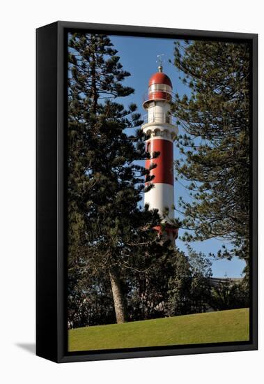 The Lighthouse in Swakopmund, Namibia-Grobler du Preez-Framed Stretched Canvas