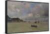 The Lighthouse of Honfleur-Claude Monet-Framed Stretched Canvas