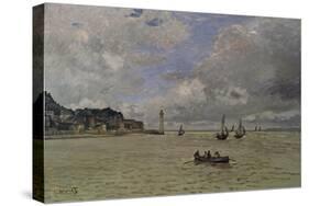 The Lighthouse of Honfleur-Claude Monet-Stretched Canvas