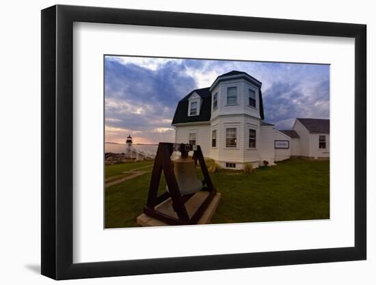 The Lighthouse of Marshall Point Maine-George Oze-Framed Photographic Print