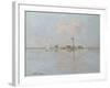 The Lighthouse (Oil on Canvas)-John Henry Twachtman-Framed Giclee Print