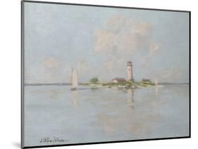 The Lighthouse (Oil on Canvas)-John Henry Twachtman-Mounted Giclee Print