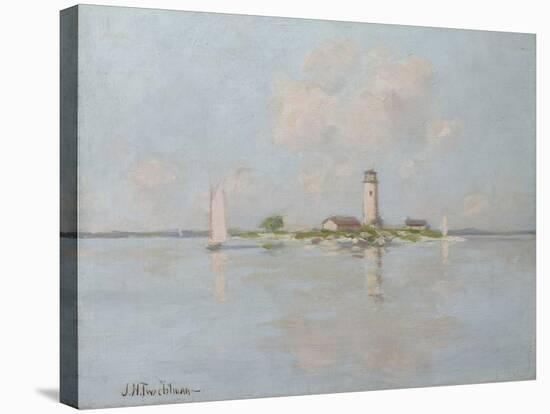 The Lighthouse (Oil on Canvas)-John Henry Twachtman-Stretched Canvas
