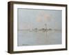 The Lighthouse (Oil on Canvas)-John Henry Twachtman-Framed Giclee Print