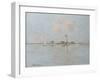 The Lighthouse (Oil on Canvas)-John Henry Twachtman-Framed Giclee Print