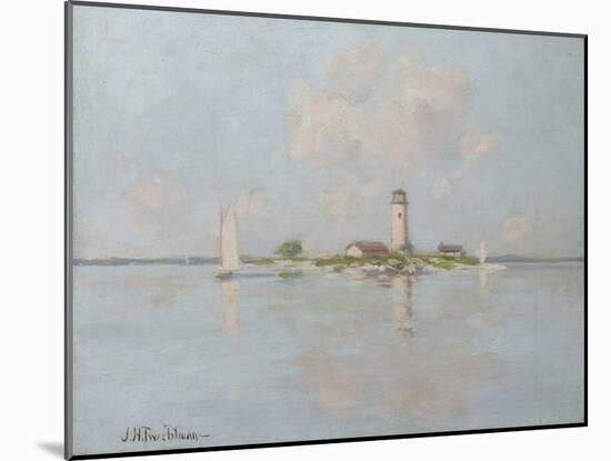 The Lighthouse (Oil on Canvas)-John Henry Twachtman-Mounted Giclee Print