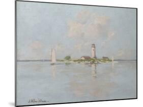 The Lighthouse (Oil on Canvas)-John Henry Twachtman-Mounted Giclee Print