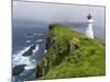 The Lighthouse On Mykinesholmur. Island Mykines, Faroe Islands. Denmark-Martin Zwick-Mounted Photographic Print