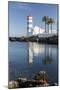 The Lighthouse Reflected in the Blue Water under the Blue Summer Sky, Cascais, Estoril Coast-Roberto Moiola-Mounted Photographic Print