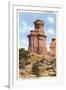 The Lighthouse Rock, Palo Duro Park, Texas-null-Framed Art Print